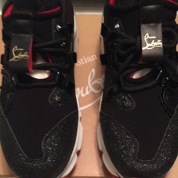 BNIB Christian Louboutin Donna Glitter Sneakers..Size 39...Proof of purchase - Picture 6 of 16